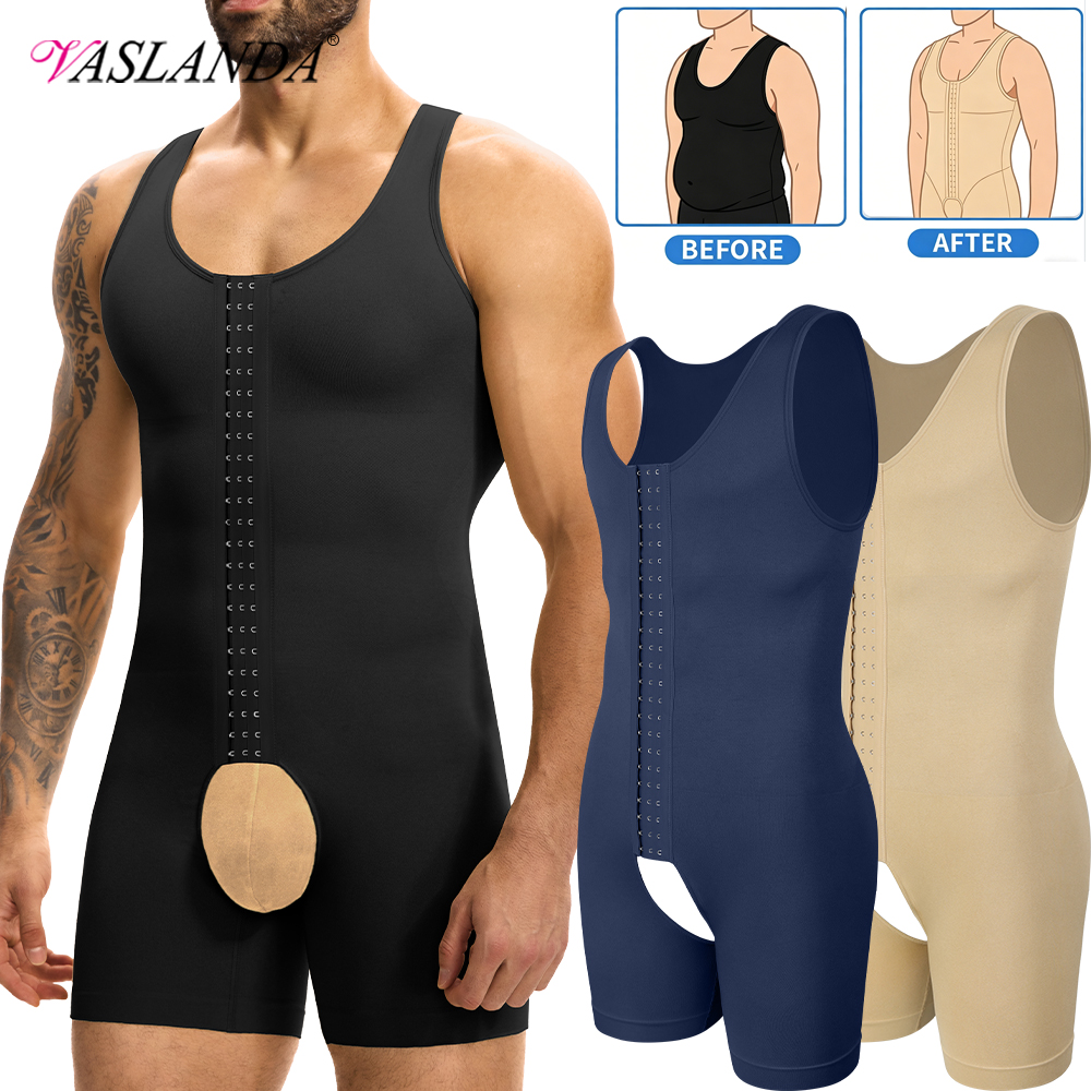 Shapewear Bodysuit Firm - Men's Compression Shapewear Tummy Control Full