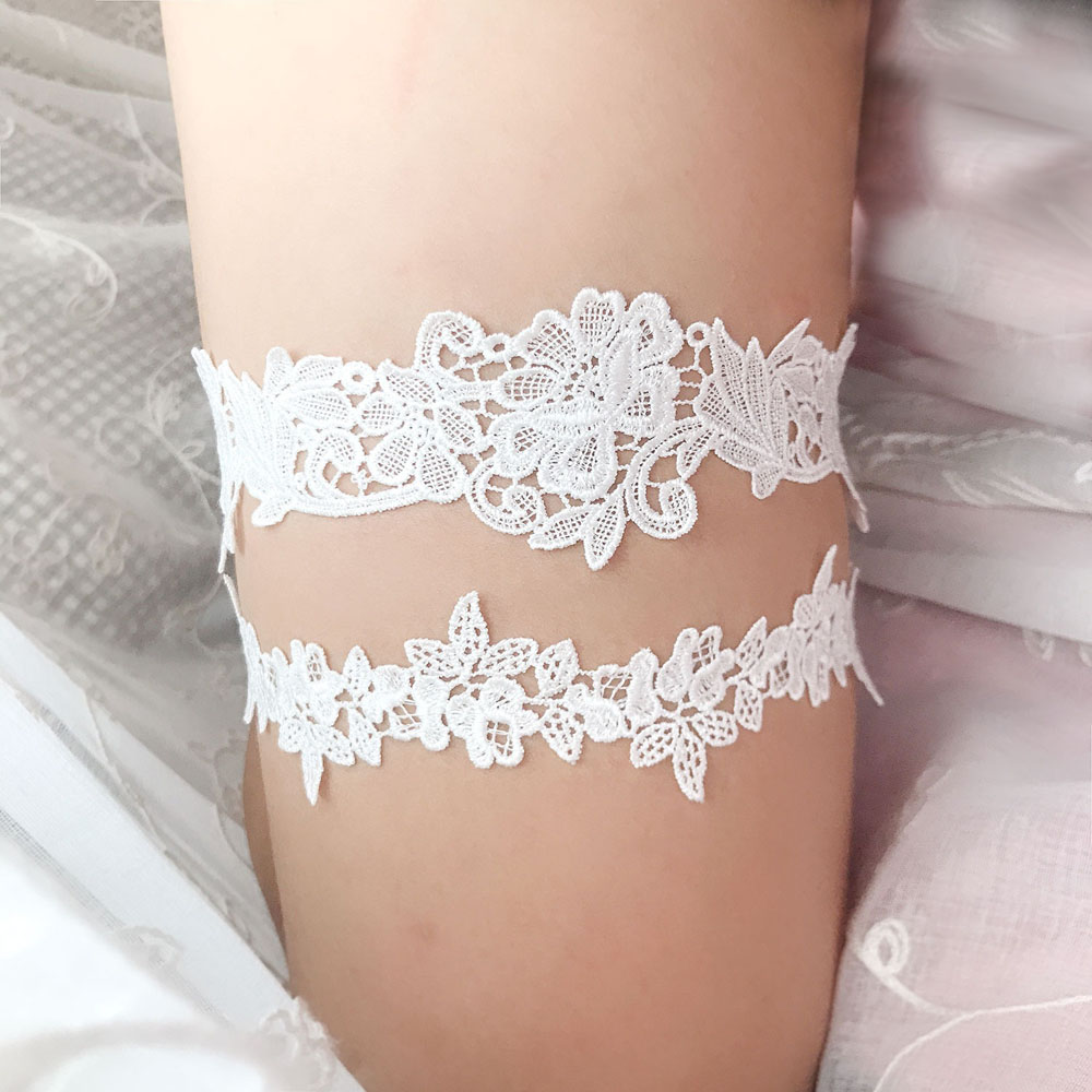 K02 Fashion Soft Sexy Lace Gar - Garter Belt Set avis et prix