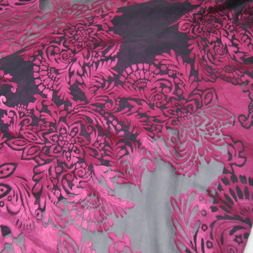Fashion Large Pink Flower Desi - Robe Silk Women avis et prix