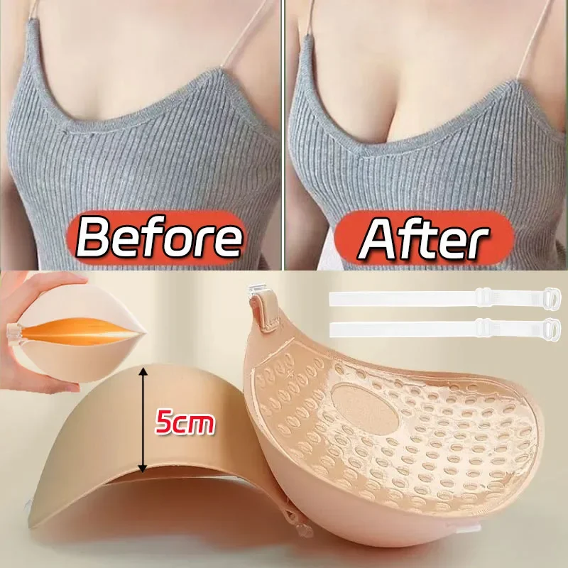 5cm Thicken Silicone Breast St - Push Up Bra Padded avis et prix