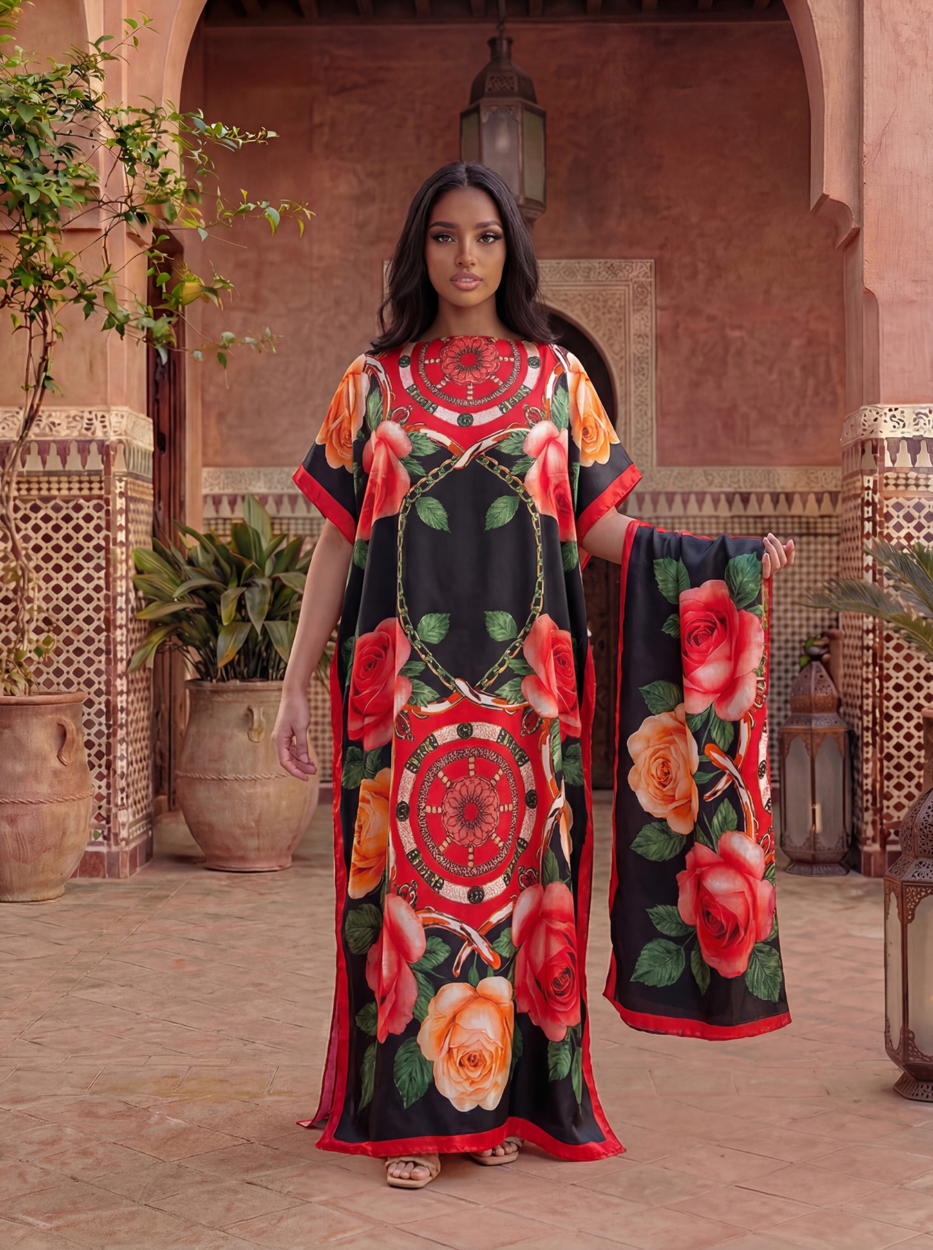 New Style Long Loose Silk Blen - Robe Silk Women avis et prix