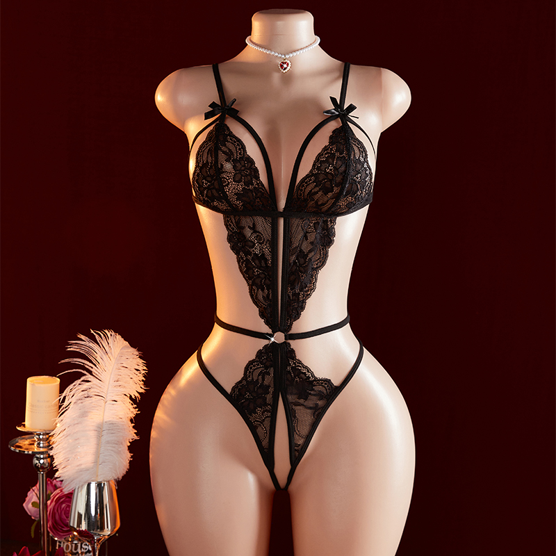 Transparent Sexy One-piece Hol - Lace Teddy Lingerie avis et prix