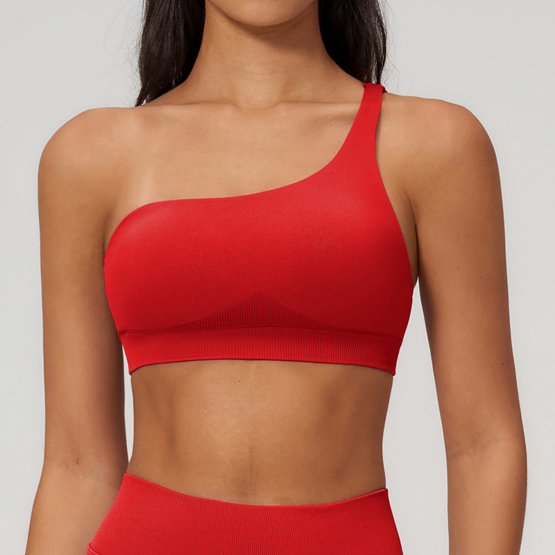 Spring Single-Shoulder Sporty  - Sports Bra High Impact avis et prix