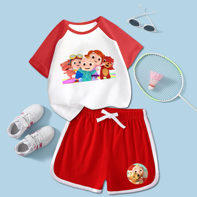 2PCS Cocomelons Kids T-shirts  - Boyshort Underwear avis et prix