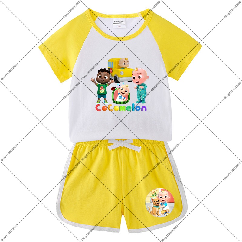 2PCS Cocomelons Kids T-shirts  - Boyshort Underwear avis et prix