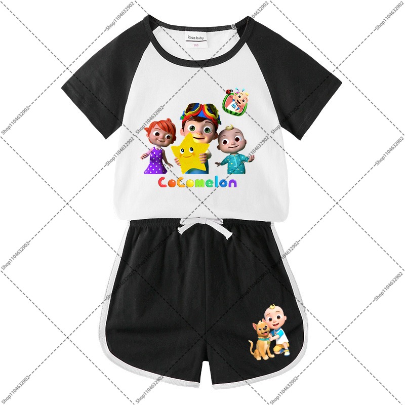 2PCS Cocomelons Kids T-shirts  - Boyshort Underwear avis et prix
