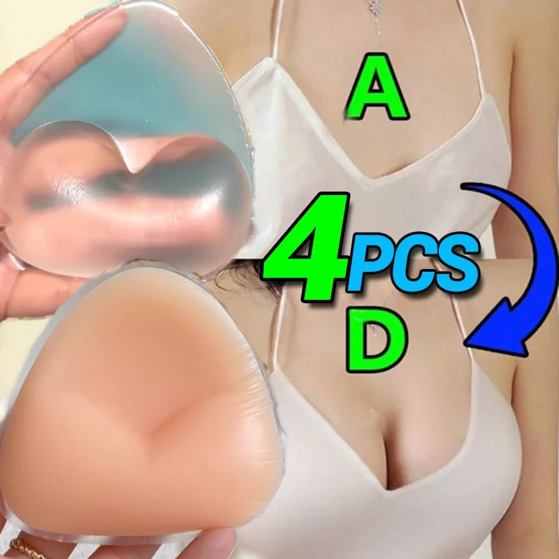 Women Push Up Bra Inserts Sili - Silicone Bra Adhesive avis et prix