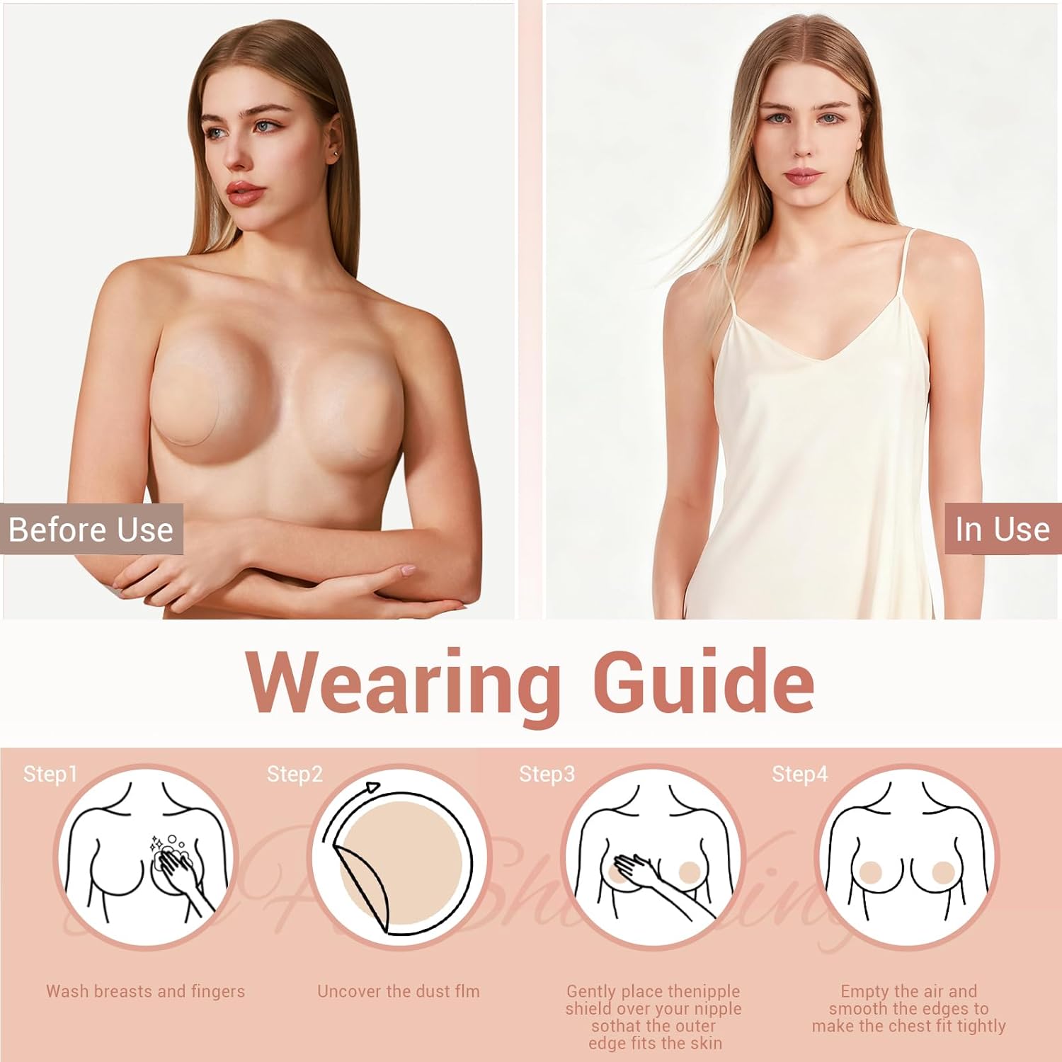 Nipple Covers 1 Pair Reusable  - Nipple Cover Pasties avis et prix