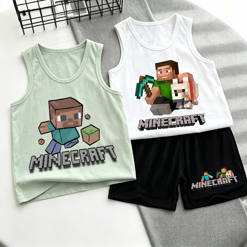 Minecrafted Children Vest+shor - Boyshort Underwear avis et prix