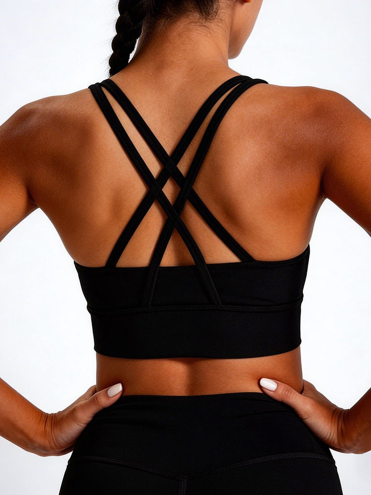 New Women's Solid Color High I - Sports Bra High Impact avis et prix