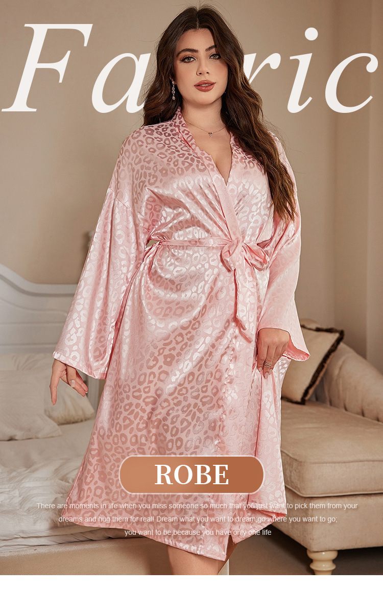 Plus Size Robe Pajama Women Sl - Robe Silk Women avis et prix