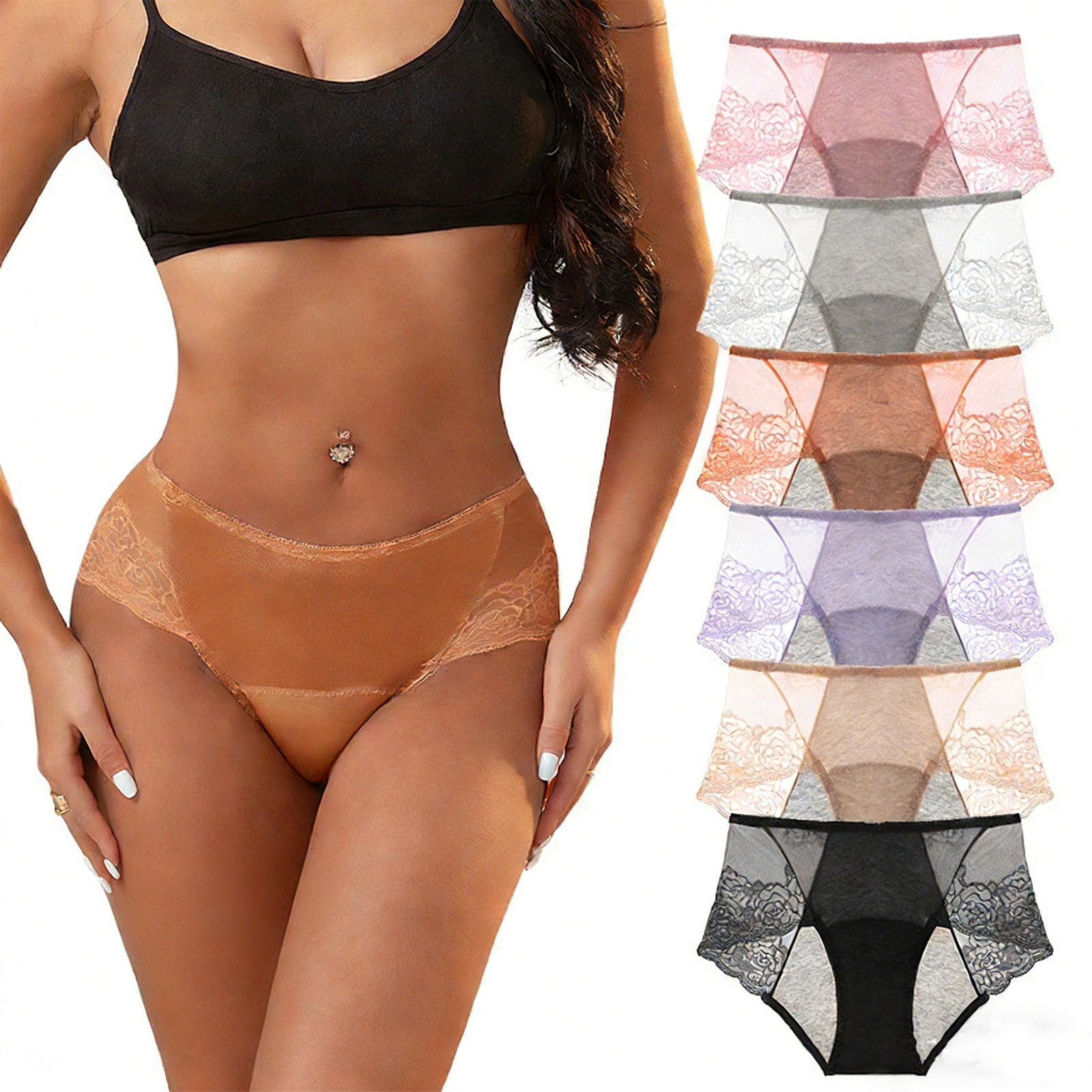 Breathable Lace Women's Period - Boyshort Underwear avis et prix