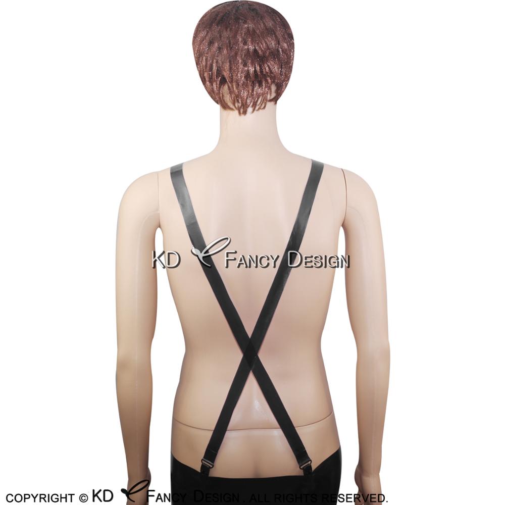 Black Sexy Rubber Latex Suspen - Garter Belt Set avis et prix