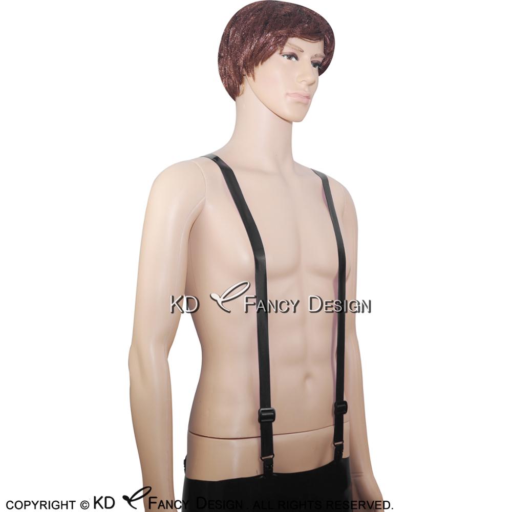 Black Sexy Rubber Latex Suspen - Garter Belt Set avis et prix