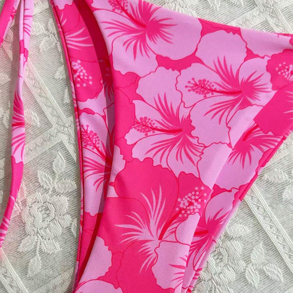 Women's Printed Vest Bikini+Th - Thong Bikini Women avis et prix