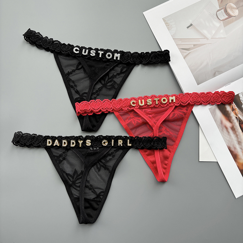 Personality Custom Thong Name  - Thong Bikini Women avis et prix