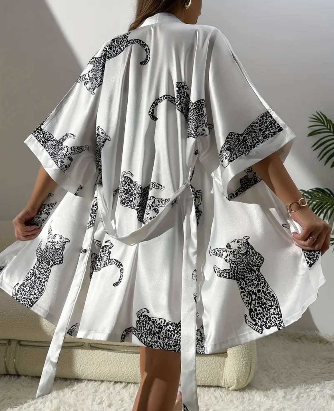 Imitation silk sleepwear sexy  - Robe Silk Women avis et prix