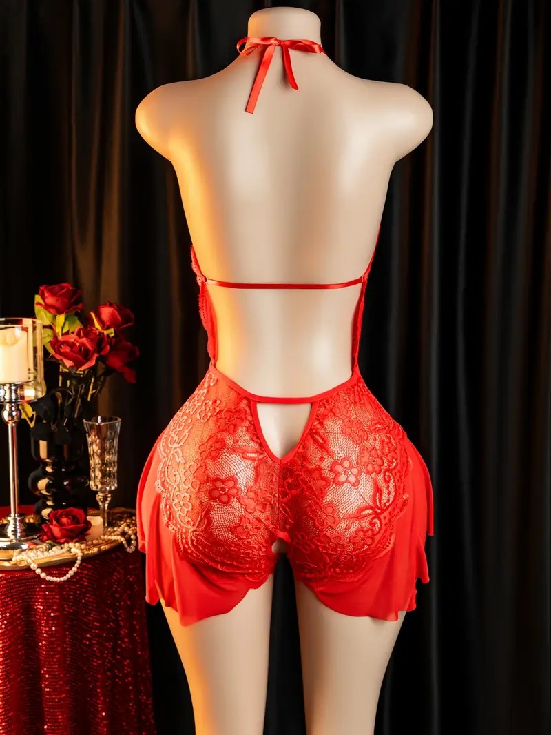 Hot Erotic Crotchless Lingerie - Lace Teddy Lingerie avis et prix