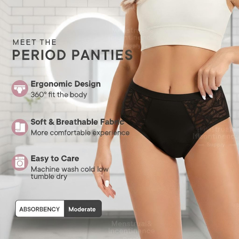 Absorbent Period Underwear Wom - Period Panty Absorbent avis et prix