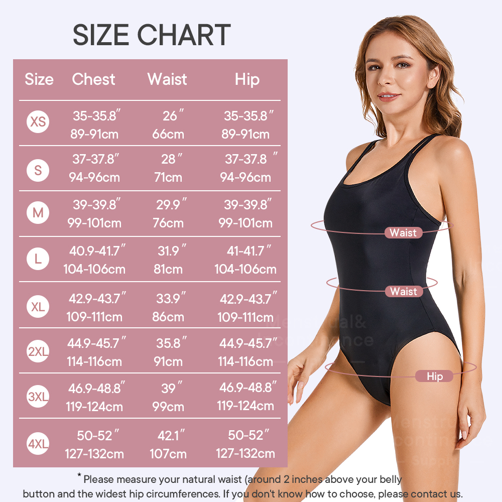 Women's Period Swimwear One Pi - Period Panty Absorbent avis et prix