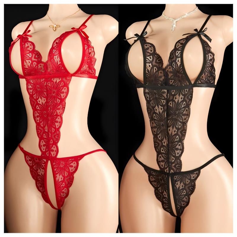Open Bra Lingerie Set Erotic U - Bodystocking Fishnet avis et prix