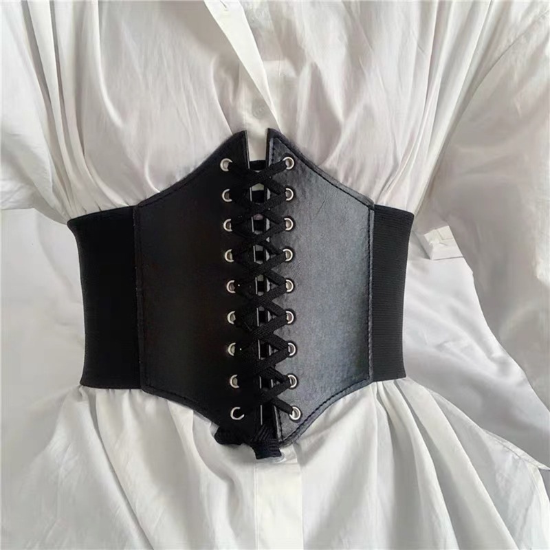 Fashion Corset Wide Belts Faux - Corset Waist Cinch avis et prix