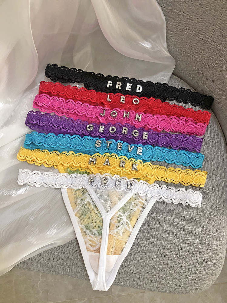 Custom Thong Panties with Name - Thong Bikini Women avis et prix
