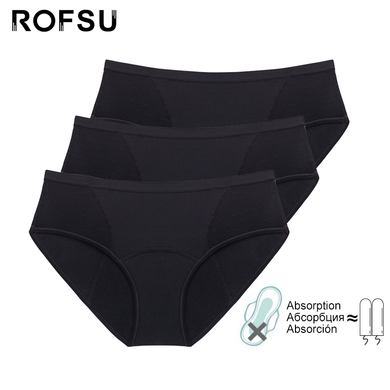 3 pcs/lot Cotton Menstrual Pan - Period Panty Absorbent avis et prix