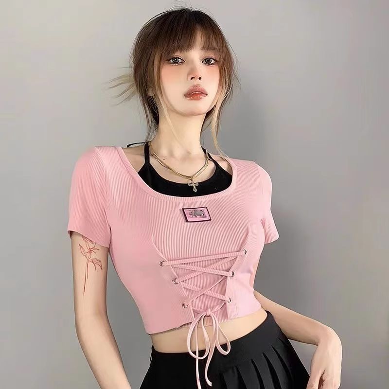 Sweet And Spicy ort Sve T-irt  - Corset Waist Cinch avis et prix