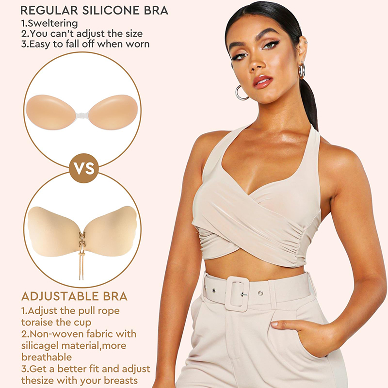 1/2 Pairs Women Summer Backles - Strapless Bra Backless avis et prix