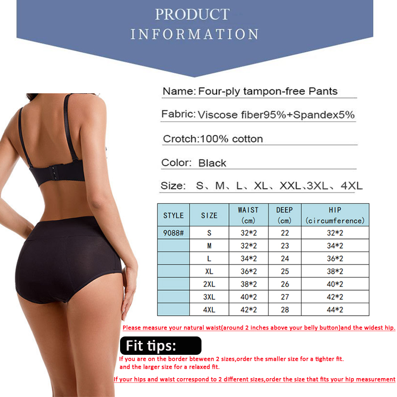 Heavy Flow Menstrual Panties 4 - Period Panty Absorbent avis et prix