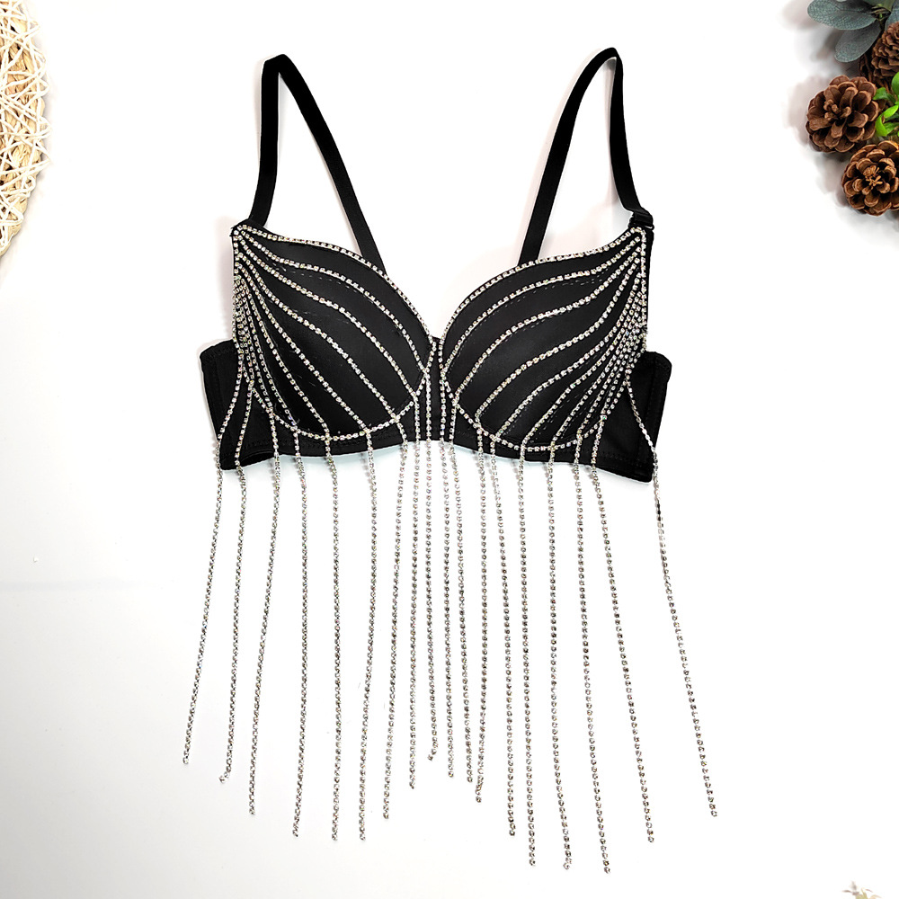 Cross-Border Sequin Tassel Str - Strapless Bra Backless avis et prix