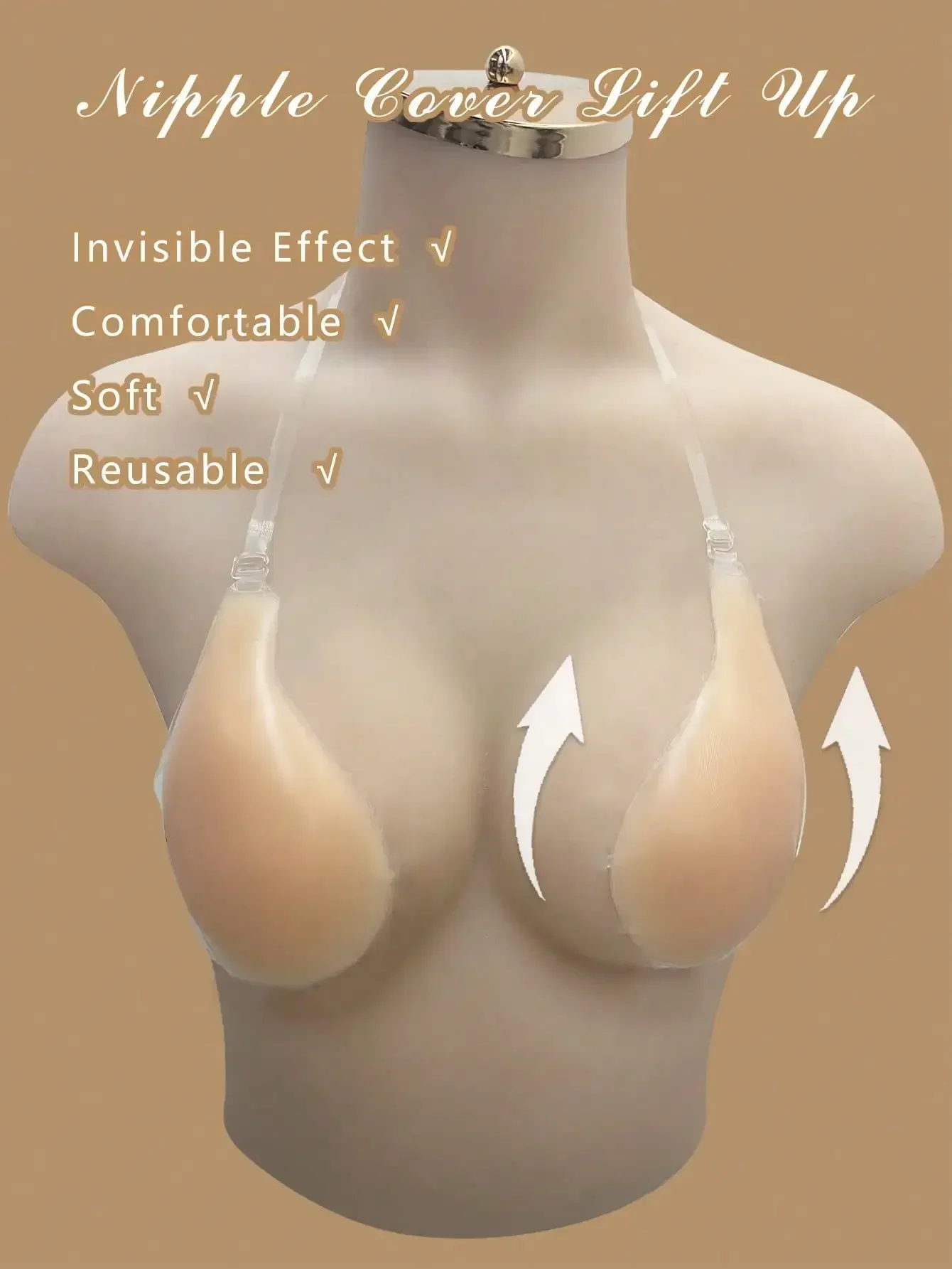 1pc Invisible Backless Straple - Strapless Bra Backless avis et prix