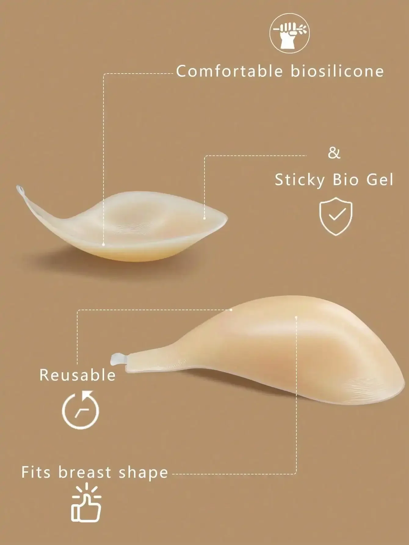 1pc Invisible Backless Straple - Strapless Bra Backless avis et prix