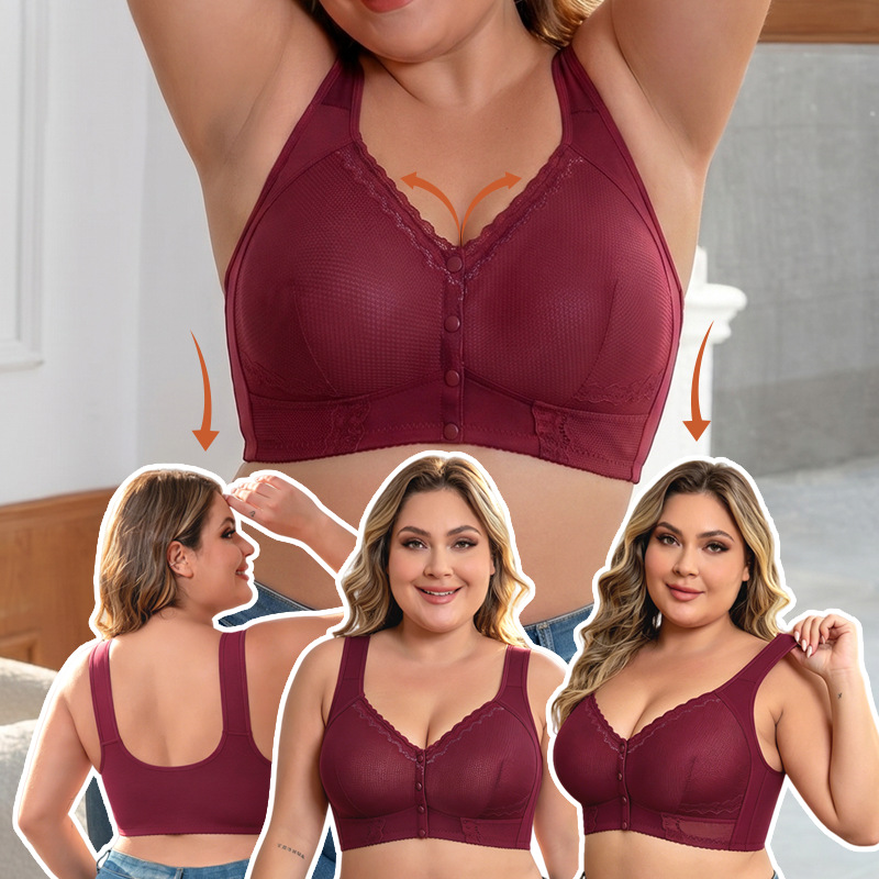 1XL to 7XL Plus Size Front Clo - Seamless Underwear Women avis et prix