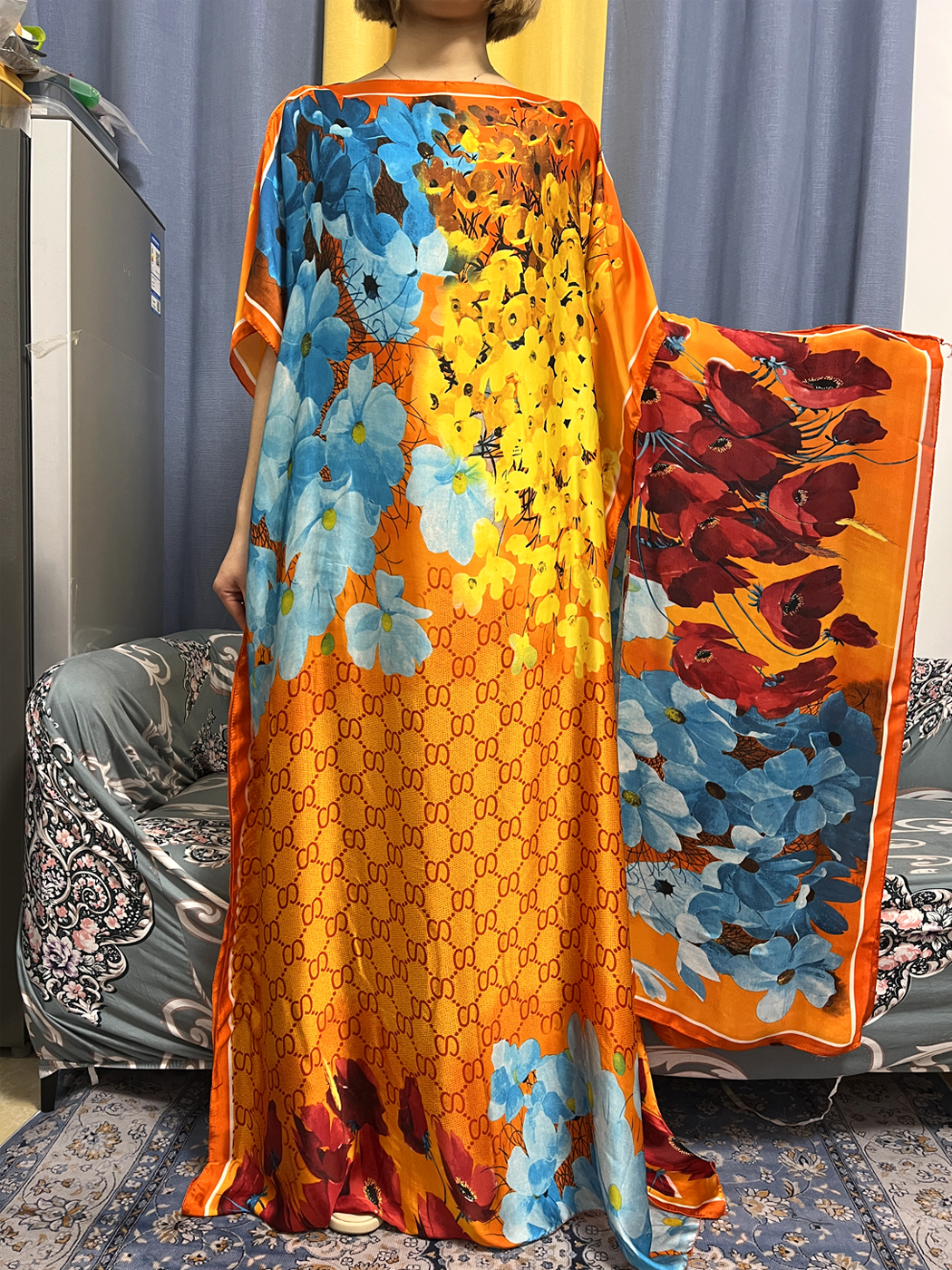 Abayas For Women Dubai Kaftan  - Robe Silk Women avis et prix