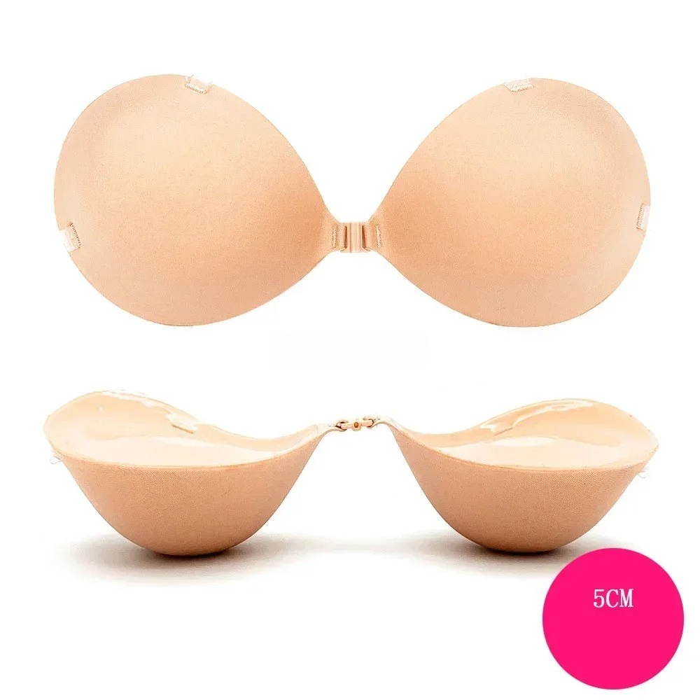 5cm/6cm Silicone Push Up Bra f - Strapless Bra Backless avis et prix