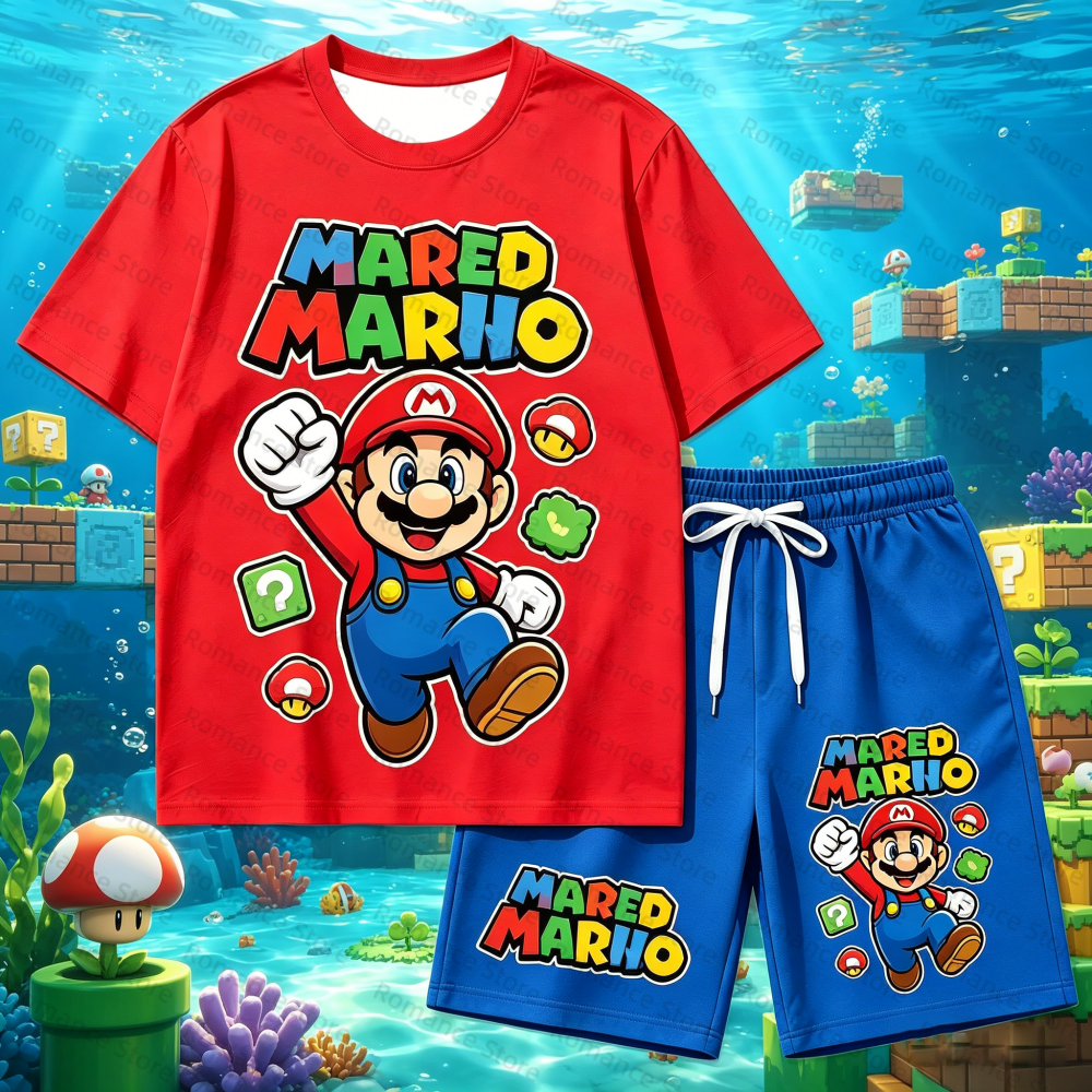 Kids Cartoon T-Shirt And Short - Boyshort Underwear avis et prix