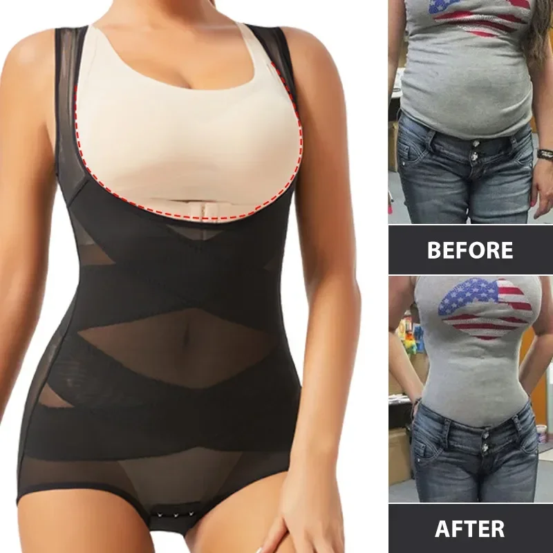 Women Bodysuit Briefs Full Bod - Shapewear Bodysuit Firm avis et prix