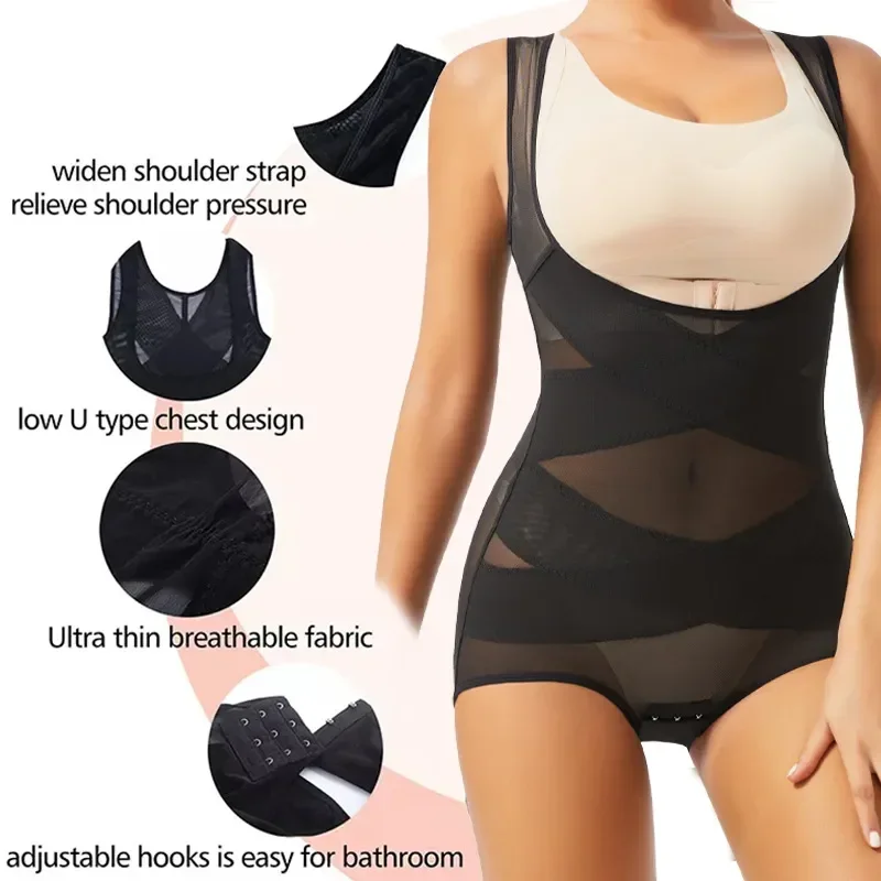 Women Bodysuit Briefs Full Bod - Shapewear Bodysuit Firm avis et prix