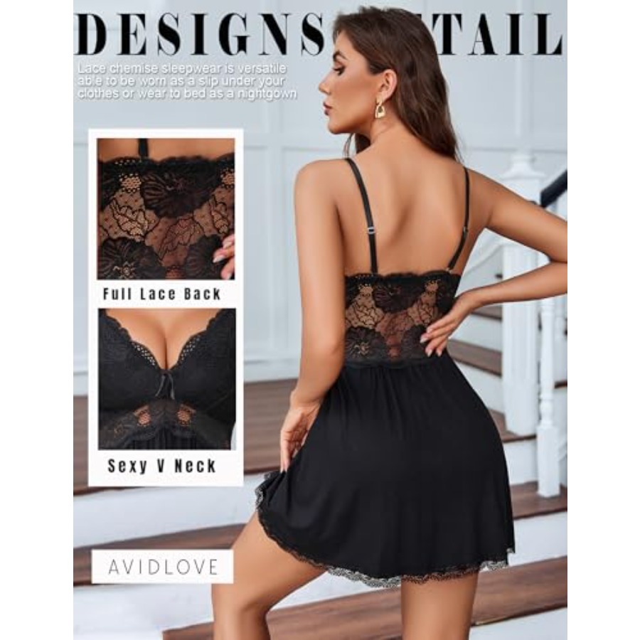 Avidlove Women Chemise Night G - Babydoll Chemise Night avis et prix
