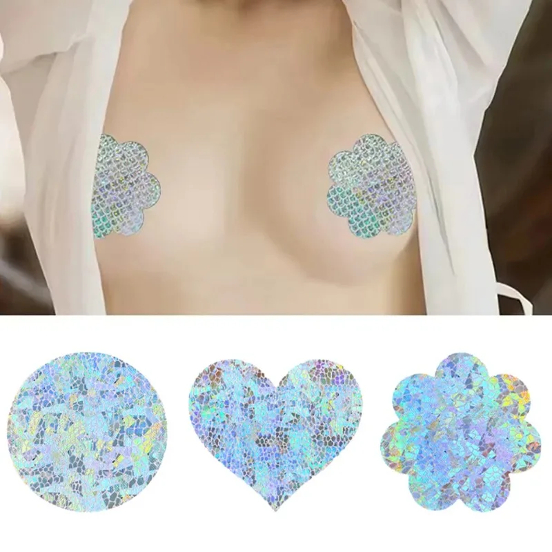 5 Pairs Glitters Pasties Nippl - Nipple Cover Pasties avis et prix