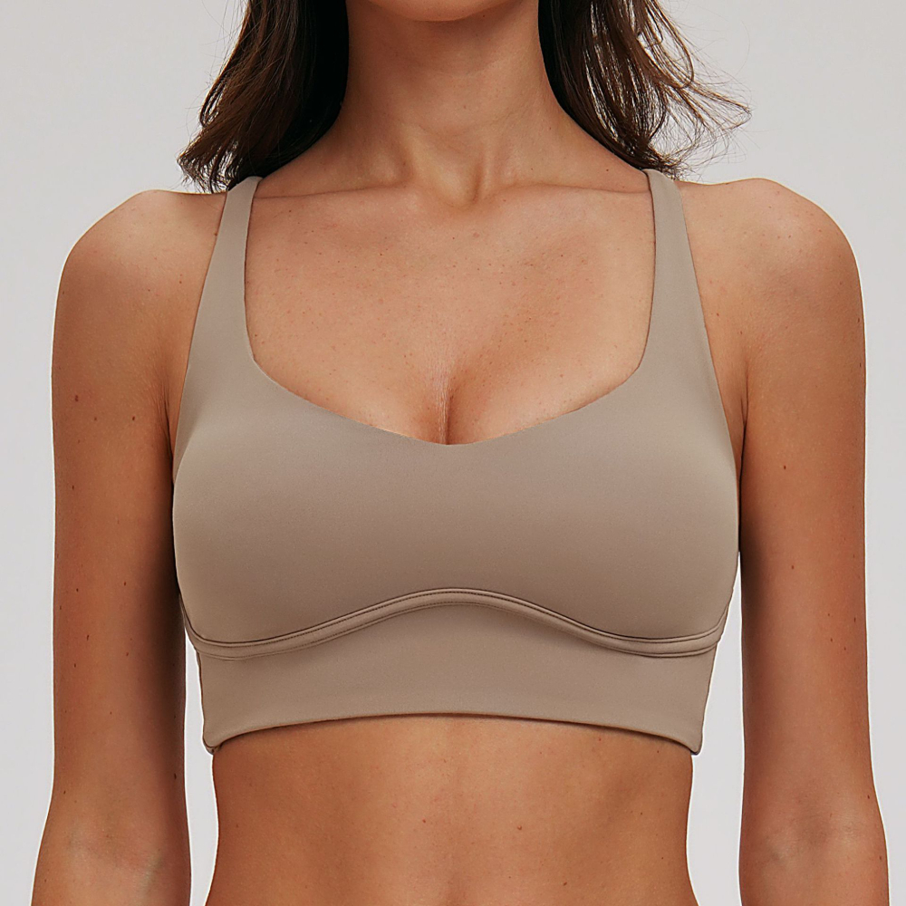 Sexy V-neck Sports Bra Yoga Un - Sports Bra High Impact avis et prix
