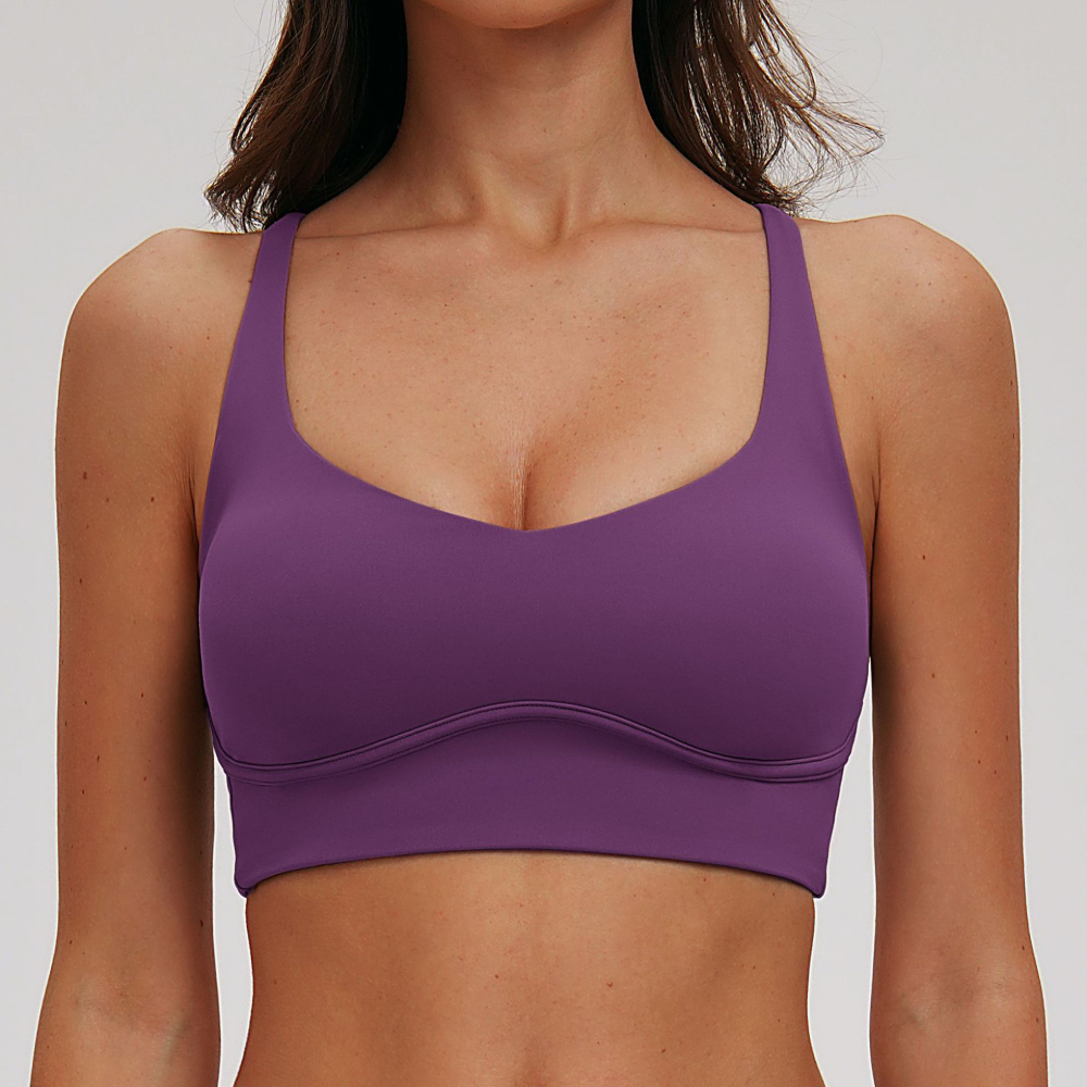 Sexy V-neck Sports Bra Yoga Un - Sports Bra High Impact avis et prix