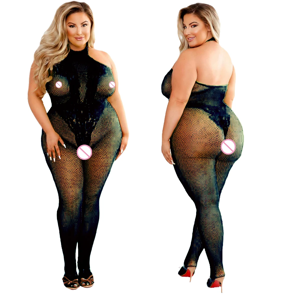 2024 Plus Size Bodystocking Ho - Bodystocking Fishnet avis et prix