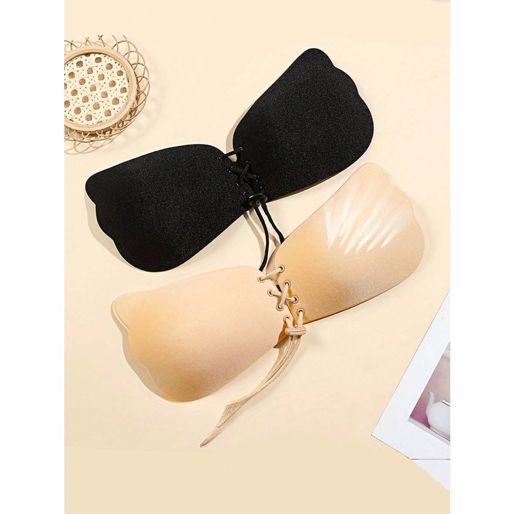 1/2pcs Wing-Shaped Adhesive Br - Silicone Bra Adhesive avis et prix