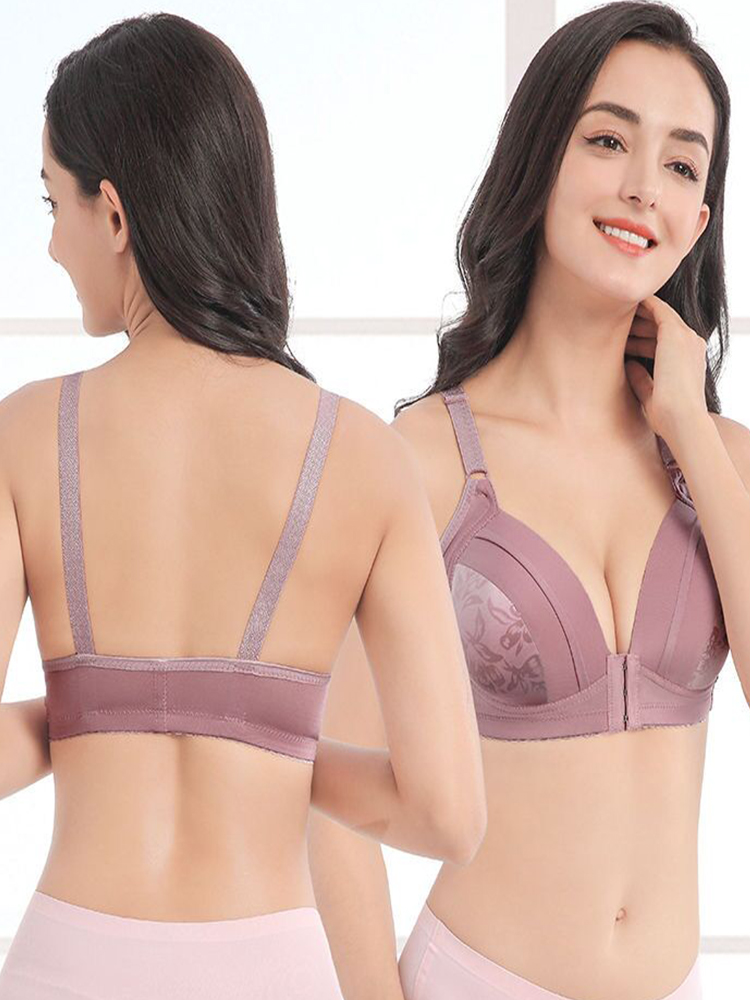 Push Up Bra Front Closure Wome - Bralette Wireless Soft avis et prix