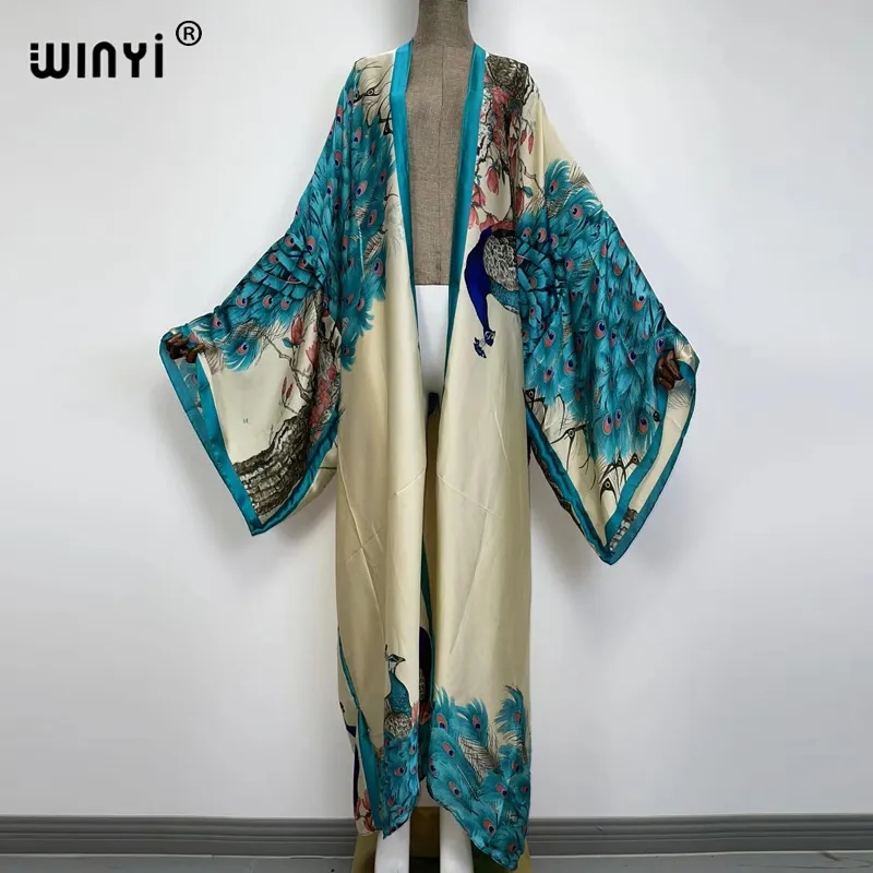 WINYI 2024 Summer Women Cardig - Robe Silk Women avis et prix