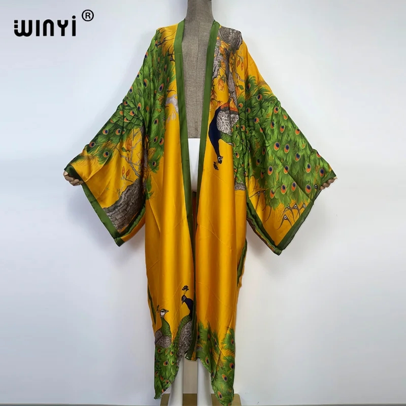 WINYI 2024 Summer Women Cardig - Robe Silk Women avis et prix