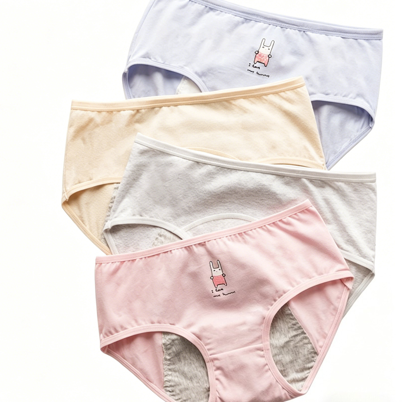 Cute Cartoon Period Underwear  - Period Panty Absorbent avis et prix